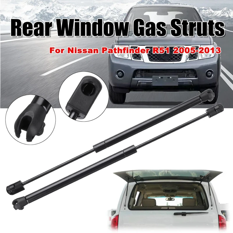 Window Lock Bar - 2pcs Rear Window Gas Struts Tailgate