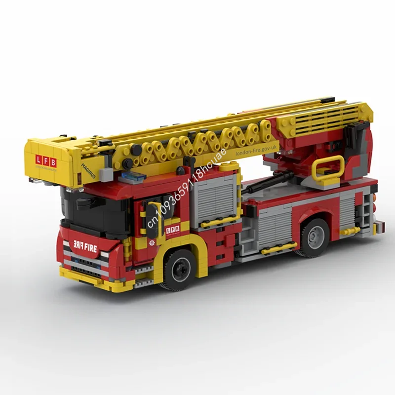 Fire Escape Ladder - 1079PCS MOC London Fire Brigade LFB