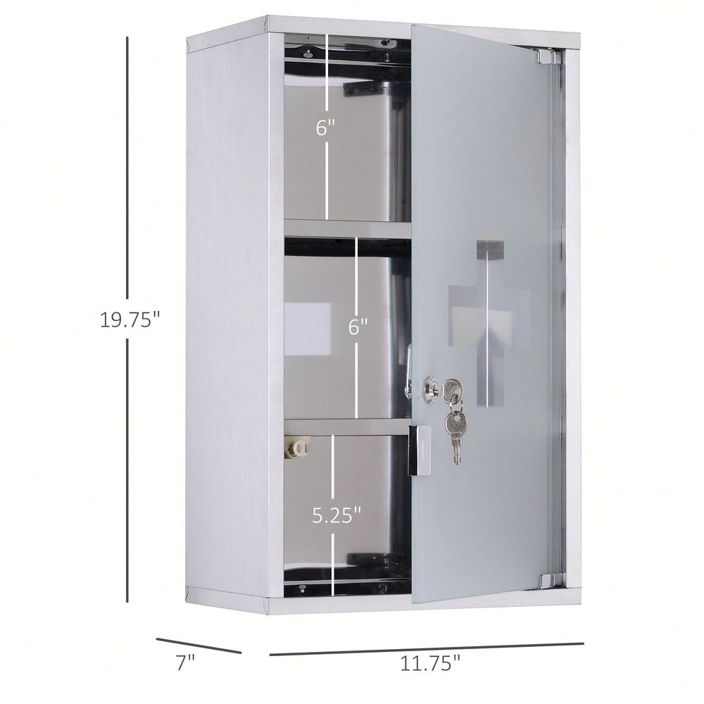 Wall Medicine Cabinet With Loc - Medicine Cabinet Lock avaliação e preço