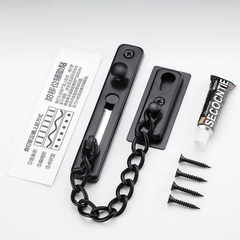 Multi-Color Stainless Steel An - Security Chain Door avaliação e preço