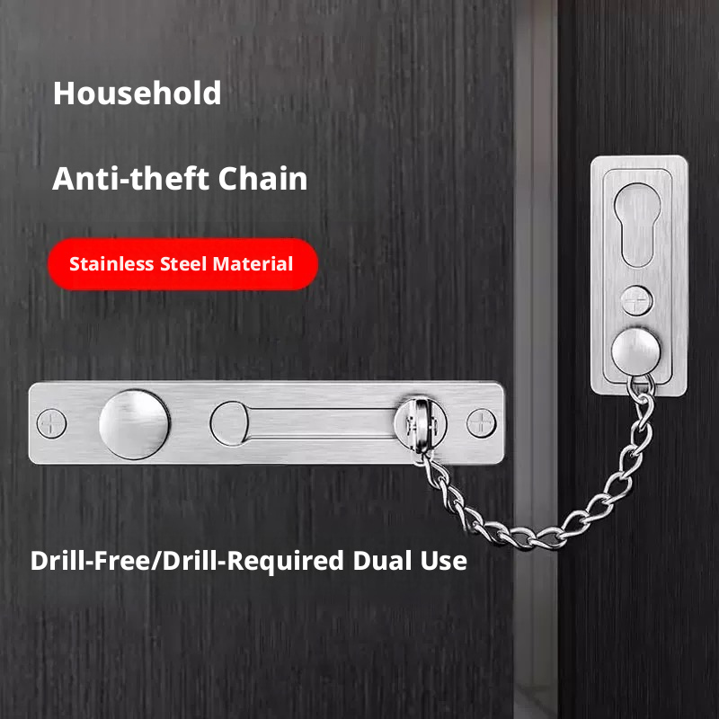 Door Chain Lock Stainless Stee - Security Chain Door avaliação e preço