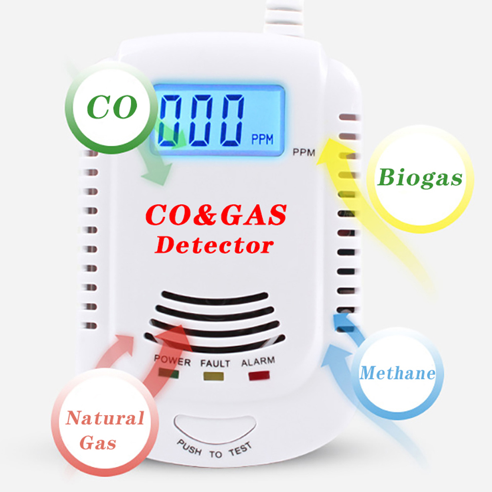 2 in 1 Gas Detector, Plug-in H - Co Detector Plug avaliação e preço