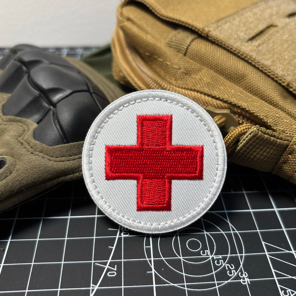 First Aid Red Cross Round Patc - First Aid Bag Kit avaliação e preço