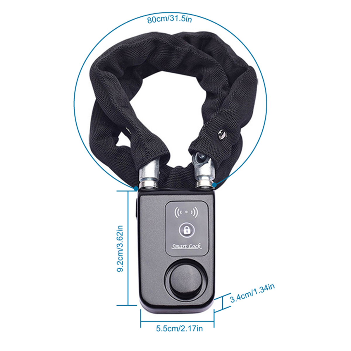 Smart Bluetooth Chain Lock Key - Security Chain Door avaliação e preço