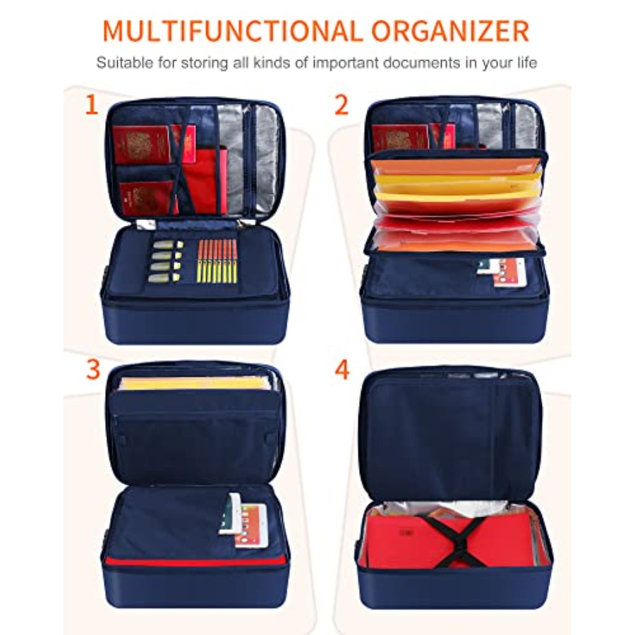 Important Document Organizer W - Fire Safe Document avaliação e preço