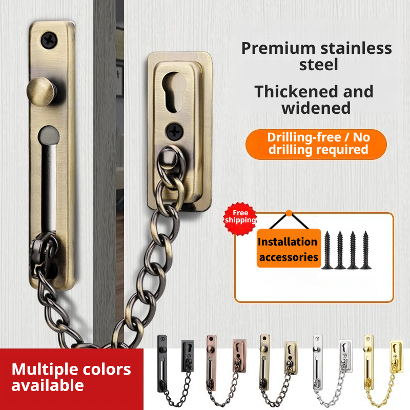 Door Chain Lock Stainless Stee - Security Chain Door avaliação e preço