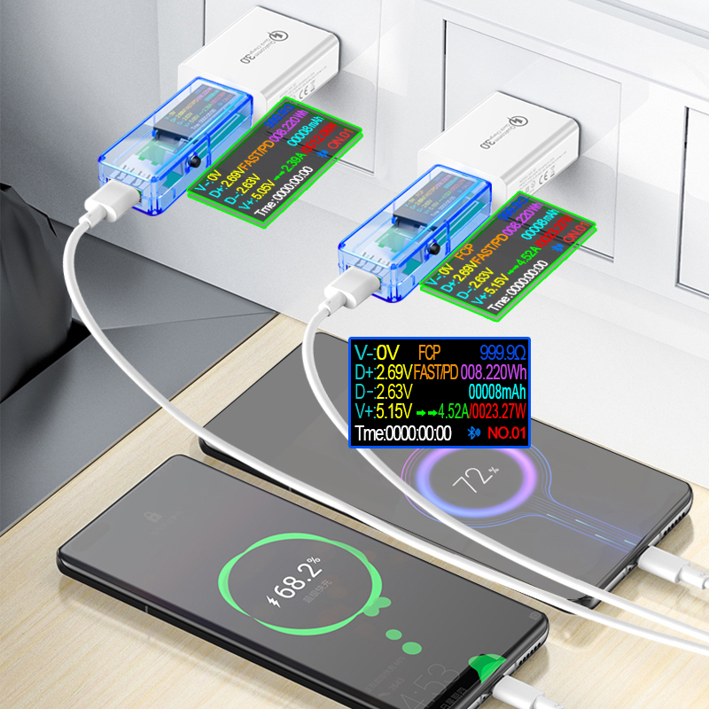 15 IN 1 USB 3.1 Tester DC Digi - Co Detector Plug avaliação e preço