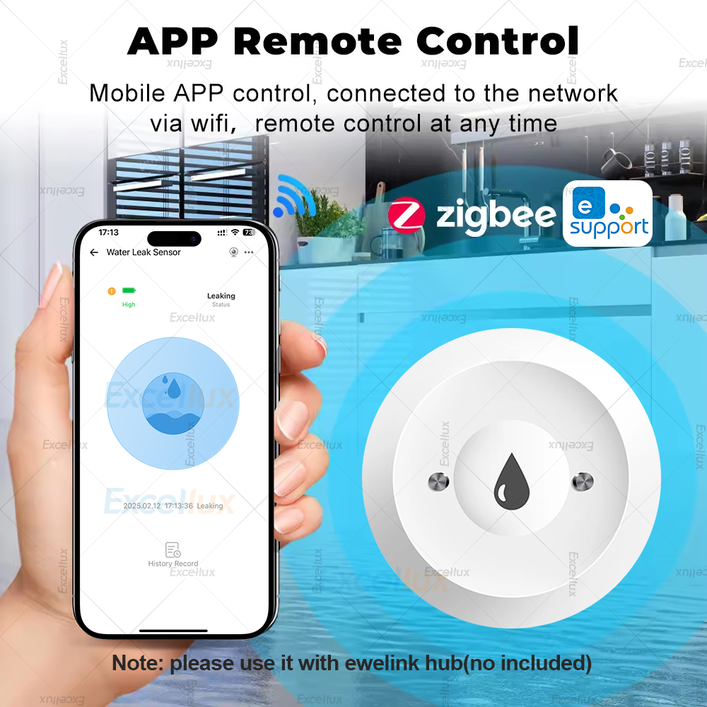 Ewelink Zigbee 3.0 Water Senso - Water Alarm Sensor avaliação e preço
