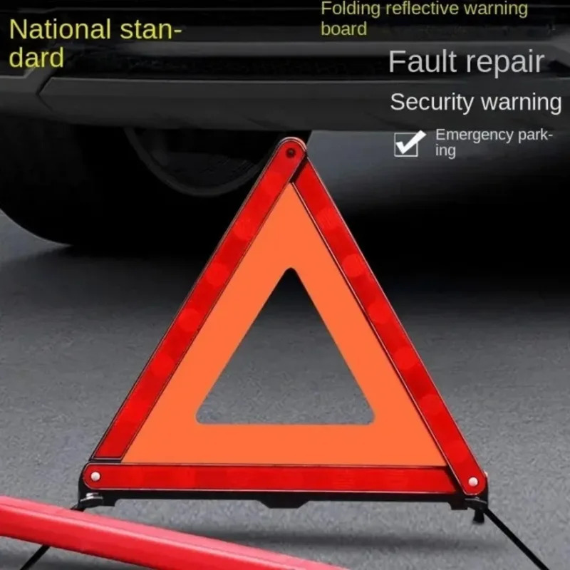 Car Triangle Red Reflective Tr - Emergency Exit Sign avaliação e preço