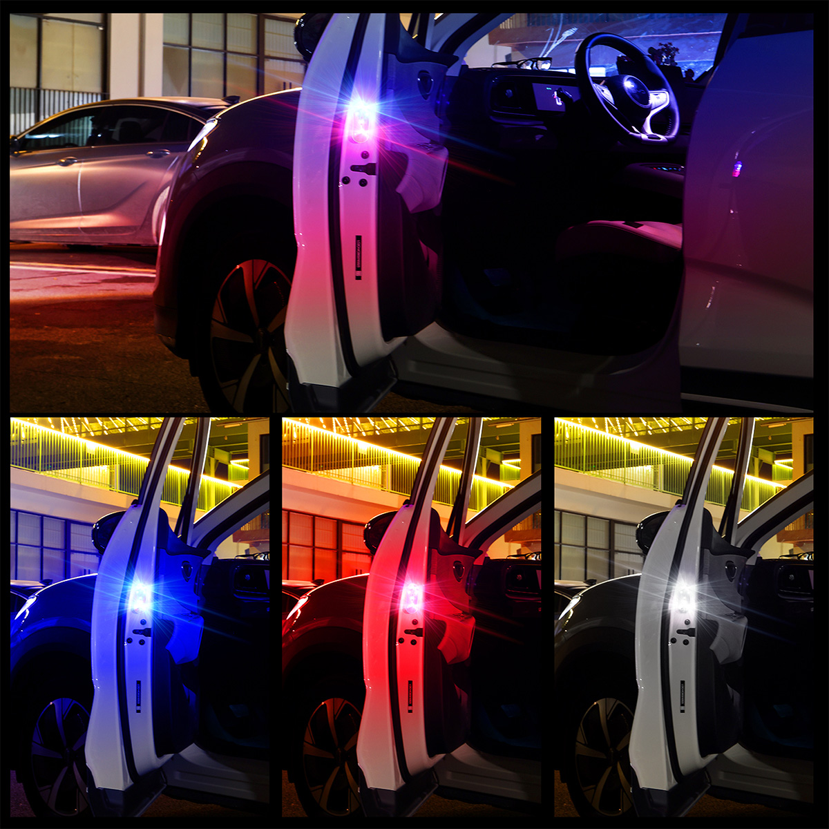 1/2pcs Car Door LED Strobe War - Emergency Exit Sign avaliação e preço