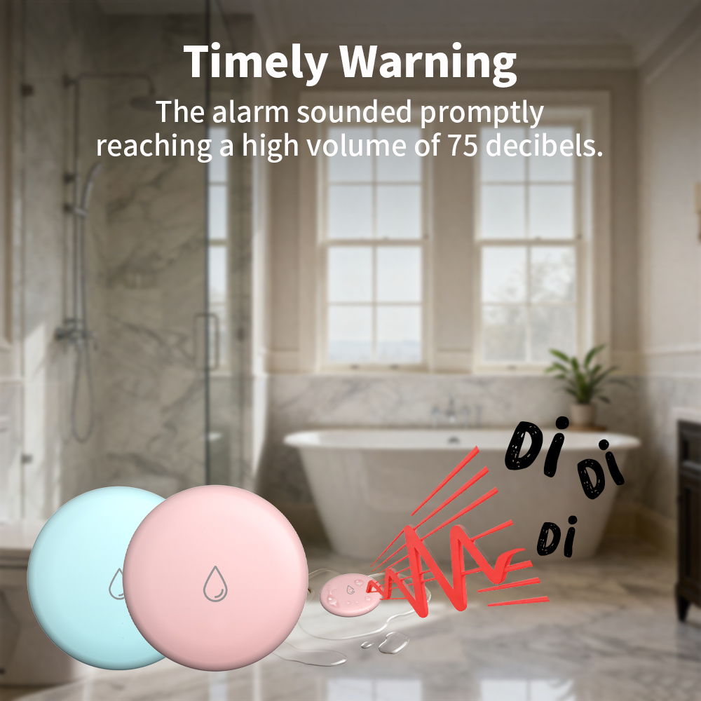 Tuya Zigbee Leakage Sensor LED - Water Alarm Sensor avaliação e preço