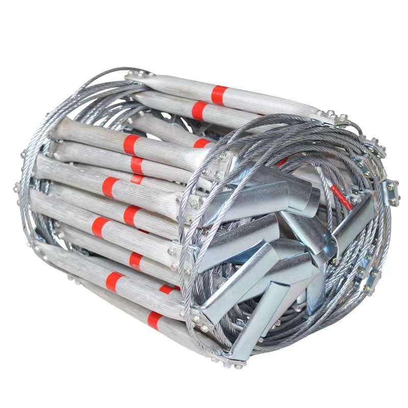 5M Soft Rope Ladder With Wire  - Fire Escape Ladder avaliação e preço