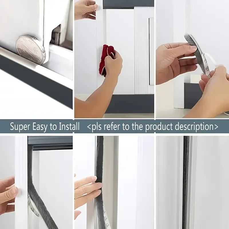 32.8 Feet Windproof Sealing St - Window Lock Bar avaliação e preço