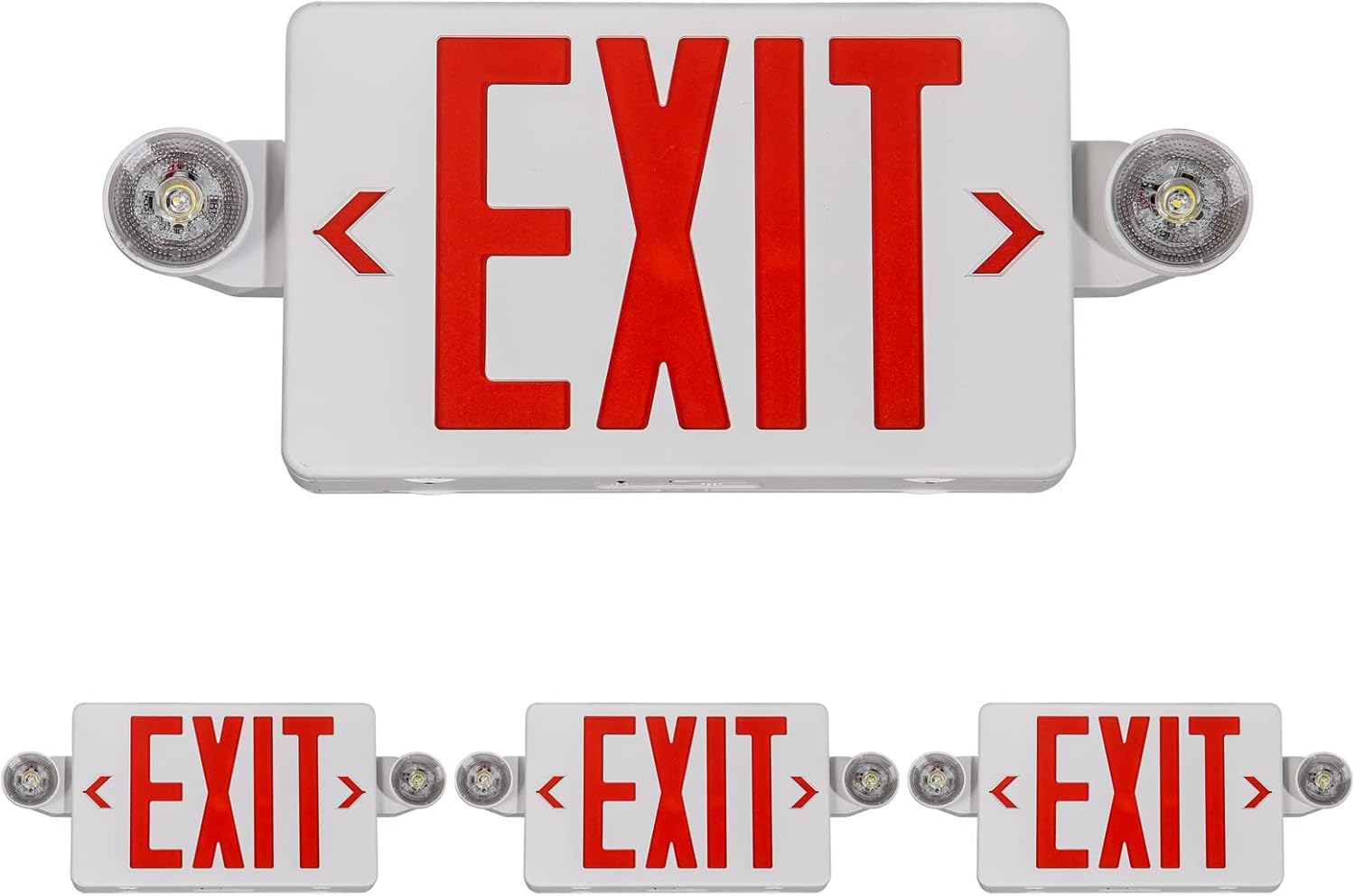 Red Exit Sign with Emergency L - Emergency Exit Sign avaliação e preço