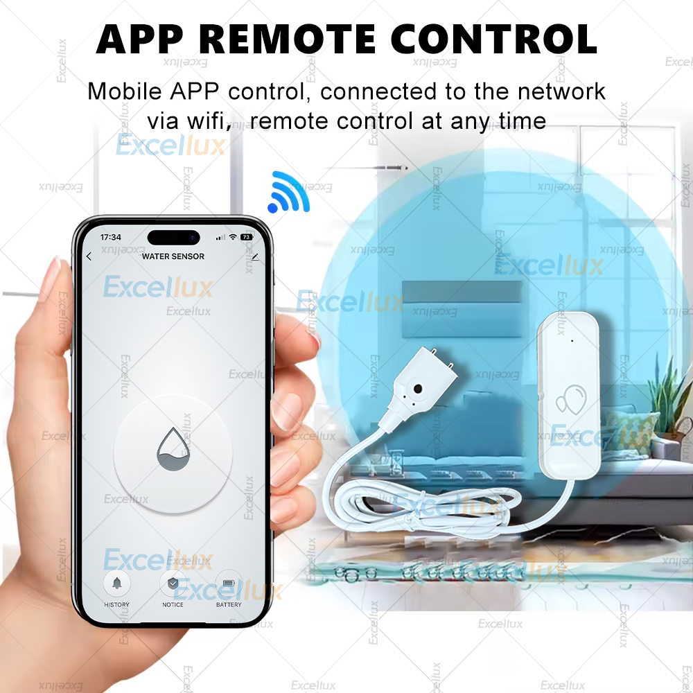 Zigbee Smart Water Leak Sensor - Water Alarm Sensor avaliação e preço