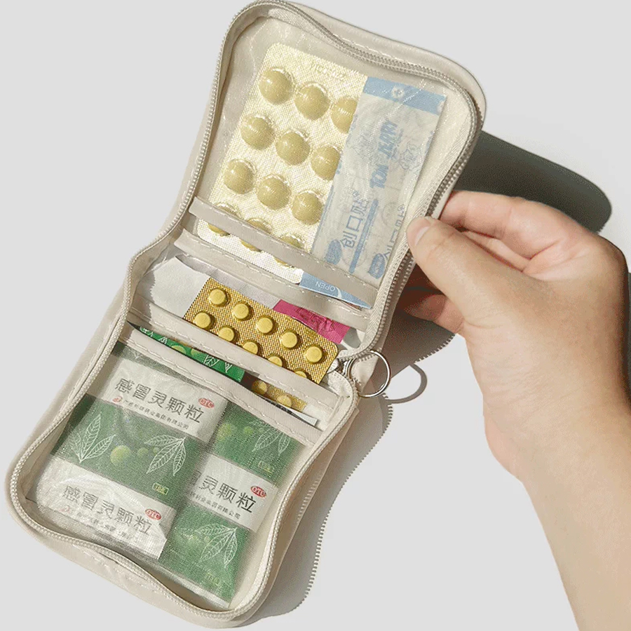 Zippered Pocket Medicine Bag O - First Aid Bag Kit avaliação e preço
