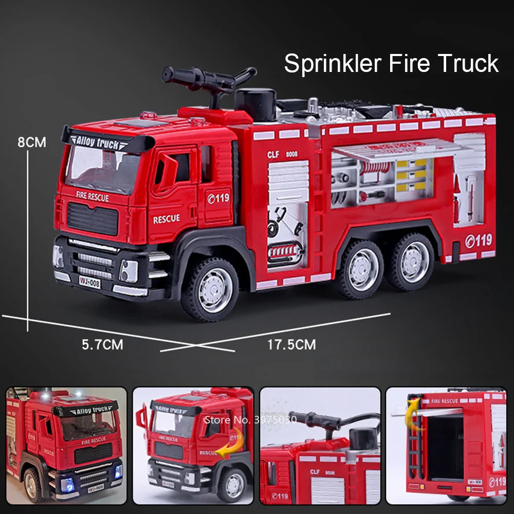 1/32 Fire Engine Car Toy Model - Fire Escape Ladder avaliação e preço