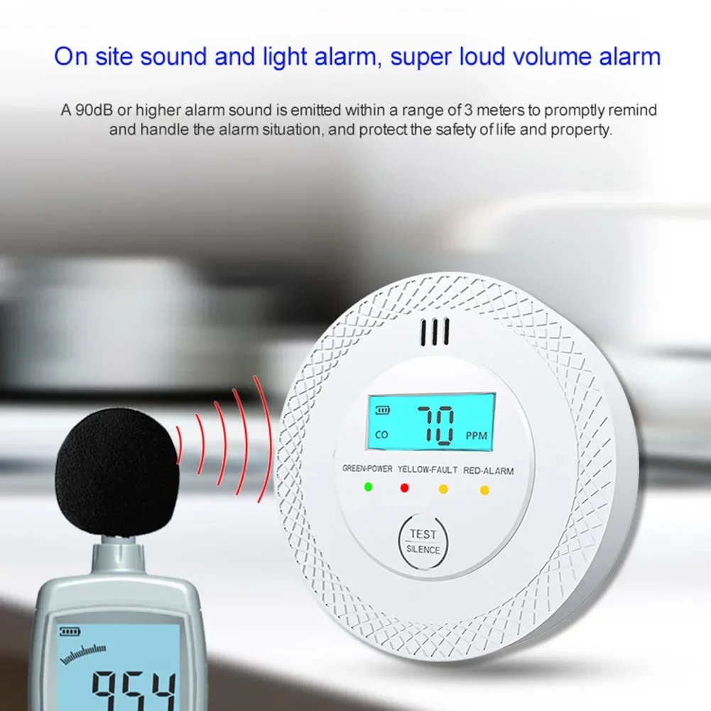 Carbon Monoxide Alarm Detector - Smoke Detector Interconnected avaliação e preço