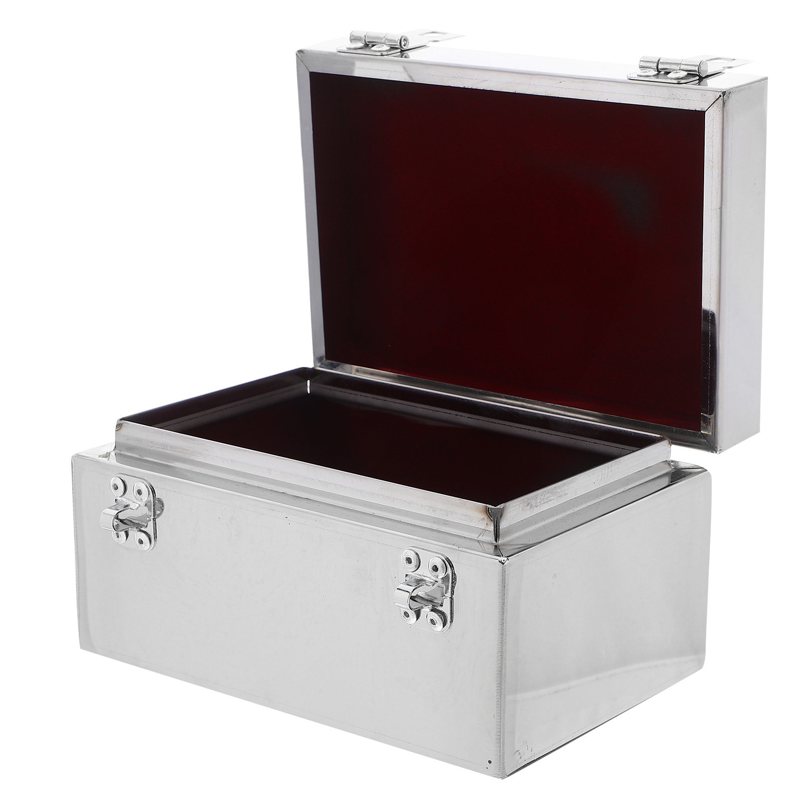 Stainless Steel Lockable Cash  - Lockbox Key Secure avaliação e preço