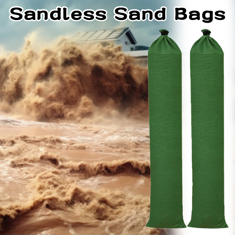 2 Pcs Sandless Sand Bags Anti  - Flood Barrier Bag avaliação e preço