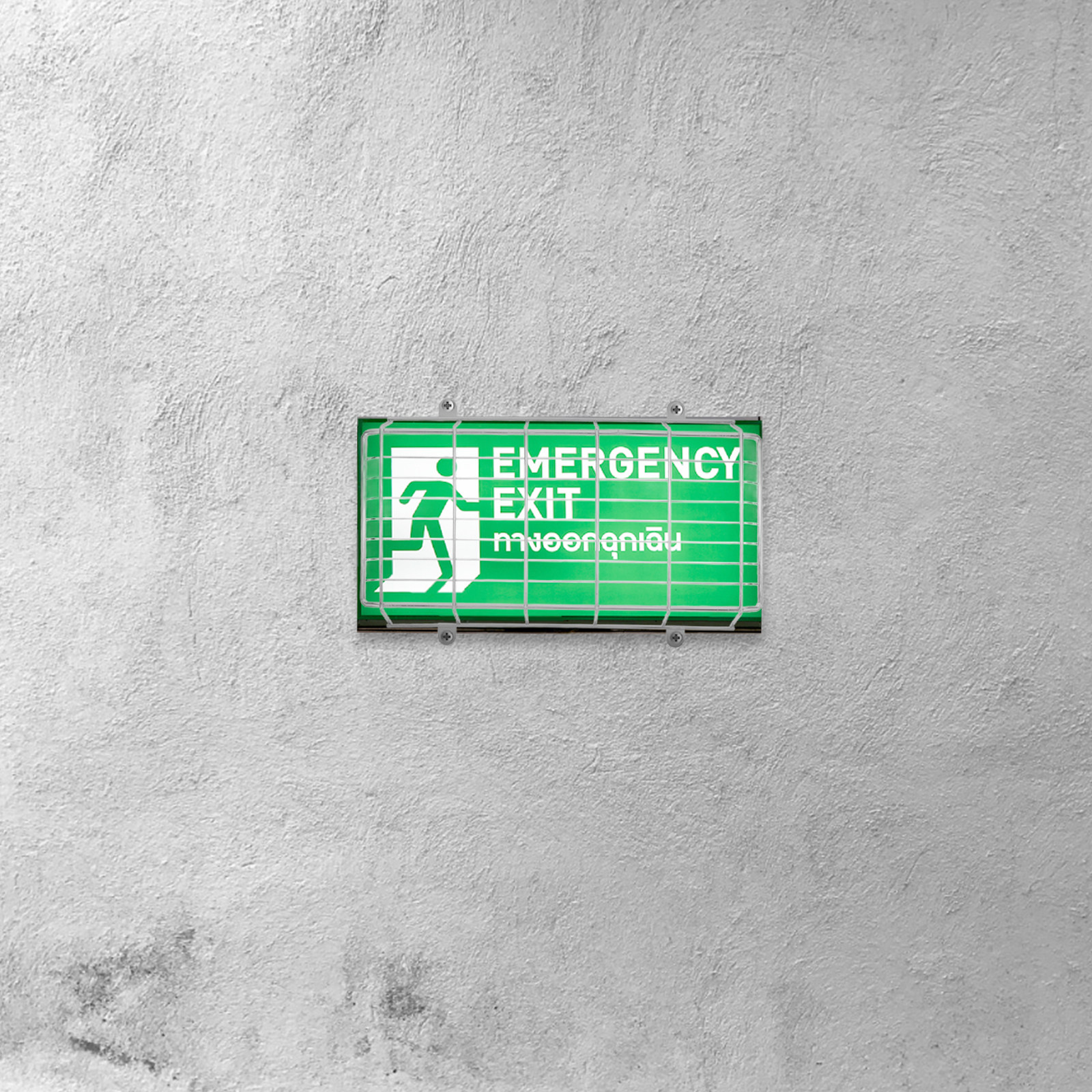 LED Exit Sign Protective Wire  - Emergency Exit Sign avaliação e preço