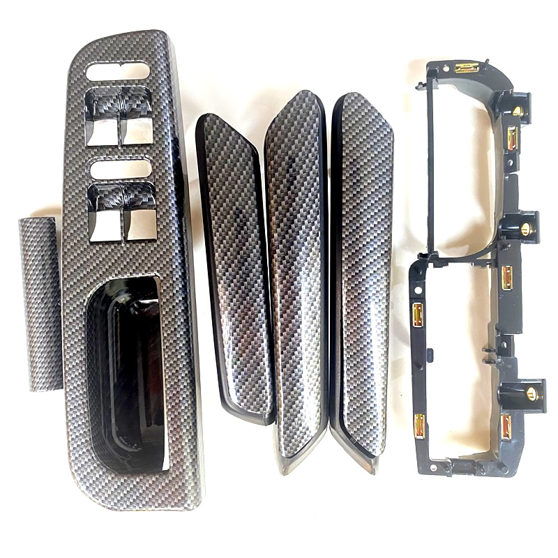 Carbon fiber pattern door hand - Window Lock Bar avaliação e preço