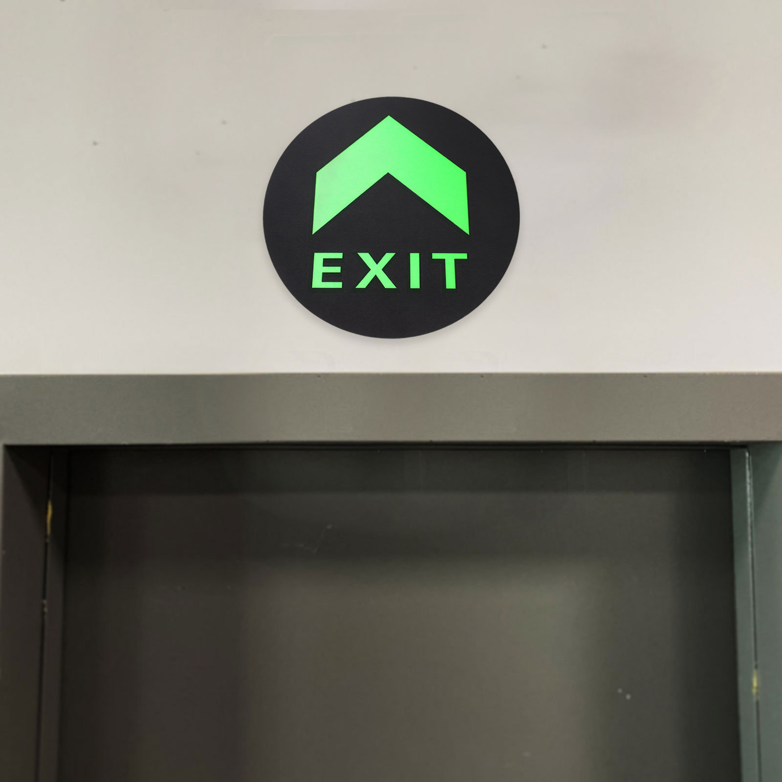 5Pcs Glow in Dark Exit Sign St - Emergency Exit Sign avaliação e preço