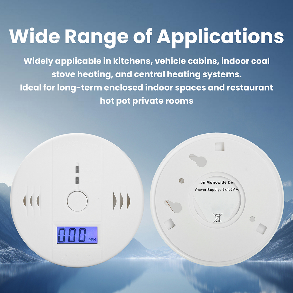 Battery Powered Carbon Monoxid - Smoke Detector Interconnected avaliação e preço